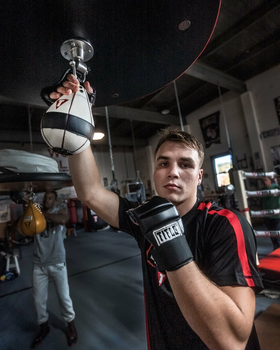 TITLE Boxing Leather Super Speed Bag Gloves - Image 2