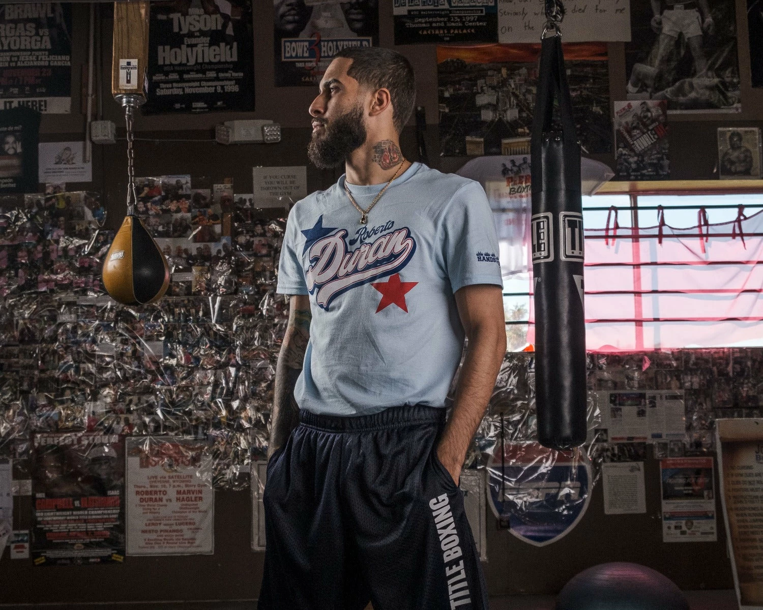 TITLE Boxing Legacy Roberto Duran Star Tee - Image 2