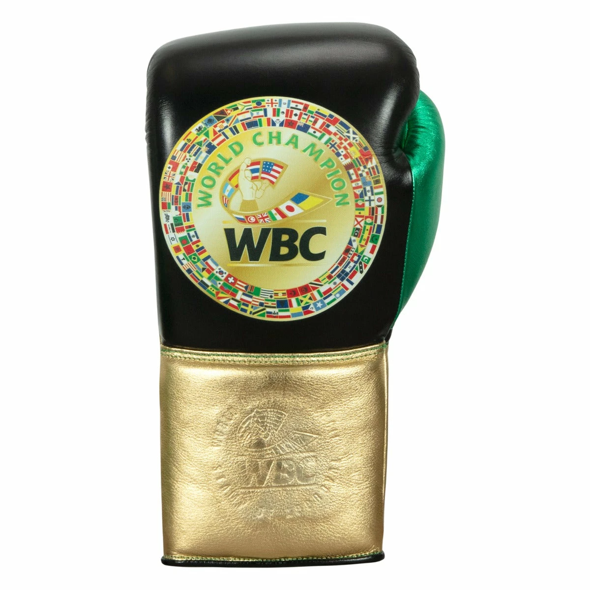 WBC By TITLE Boxing Green Belt Sparring Gloves - Image 4