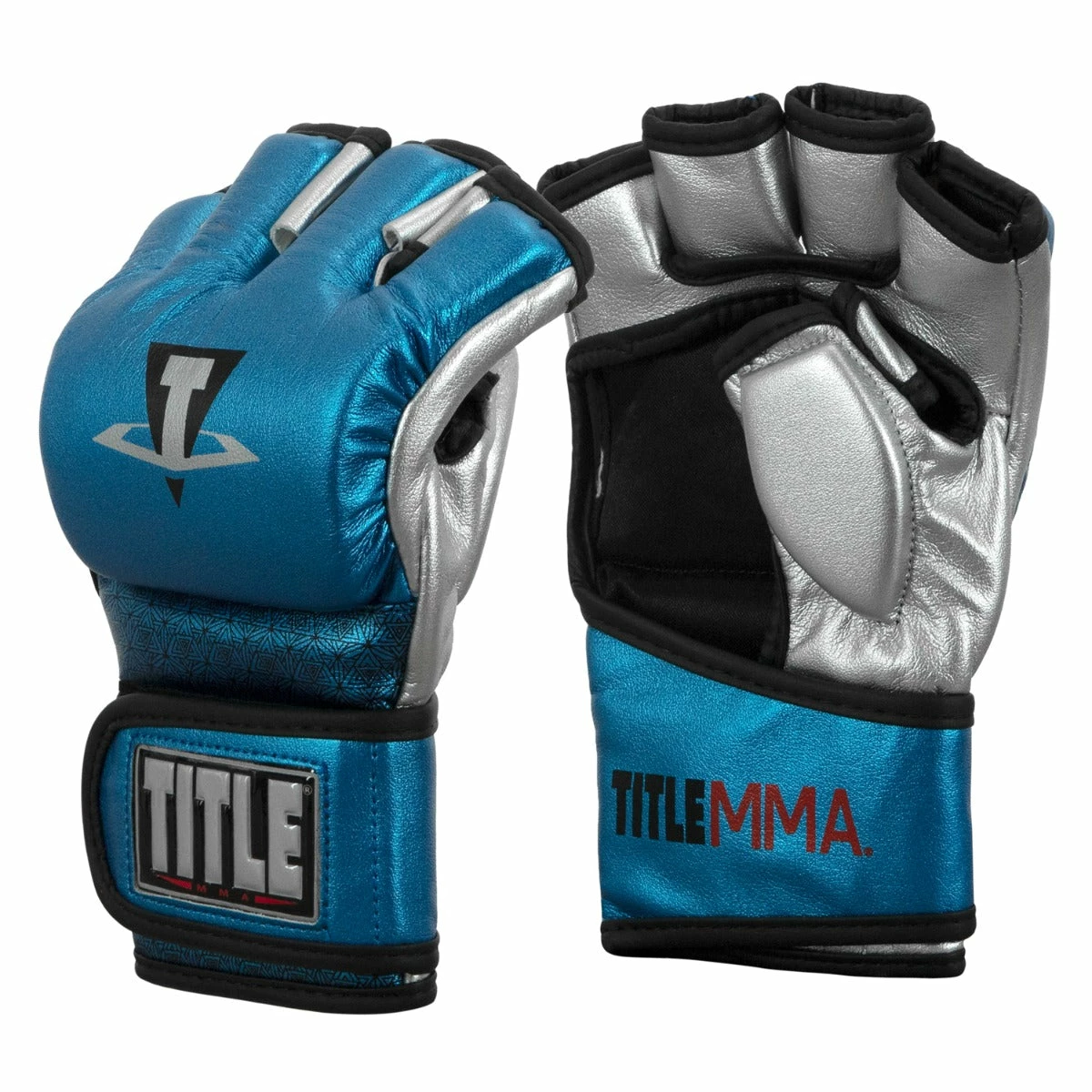 TITLE MMA Menace Metallic Training Gloves - Image 3