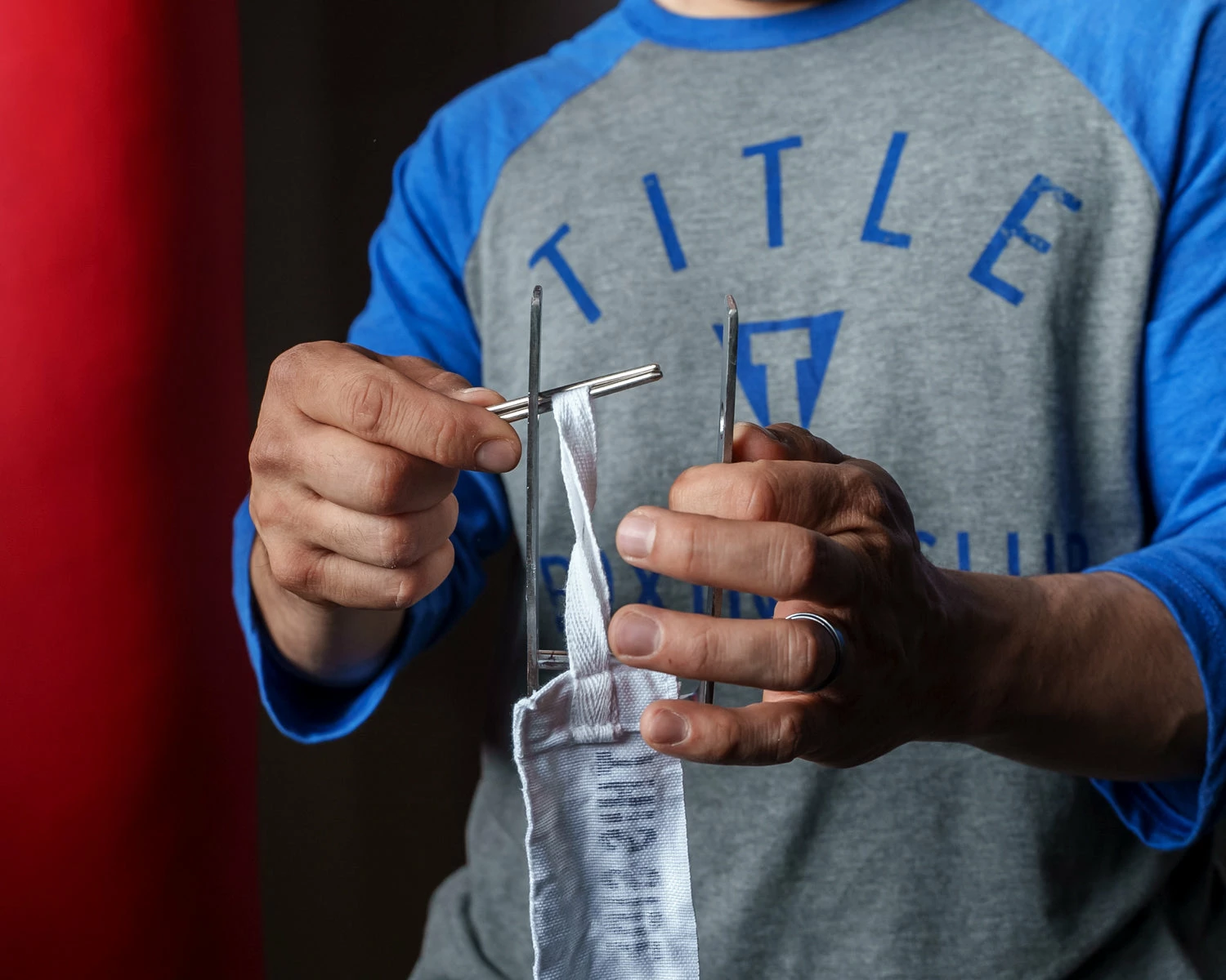 TITLE Boxing Portable Zip Hand Wrap Roller - Image 9